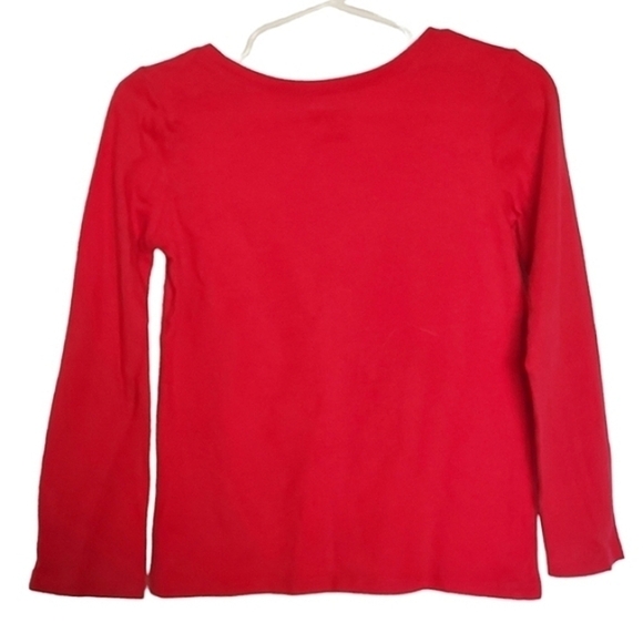 K1083 * Children's Place Daddy's Sweetie Gingerbread Tee Red Size 18/24M - Picture 3 of 5